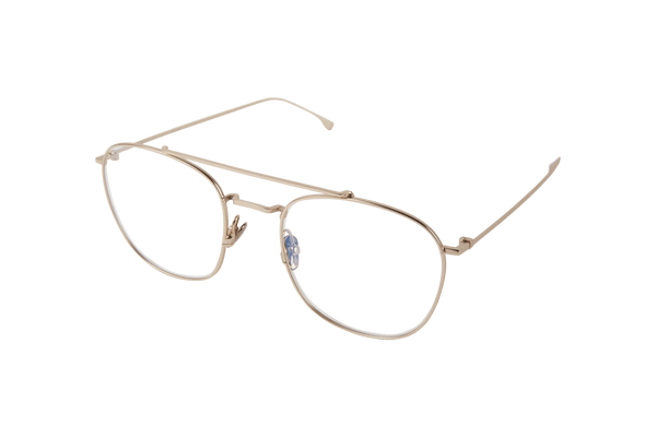 Raphael Optical / White Gold Metal & Blue - Light Lens - Shade Files